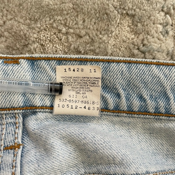 Levi's 512 W28 L30.5 slim fit tapered leg 80's Vintage mom levis 28 - Picture 12 of 12